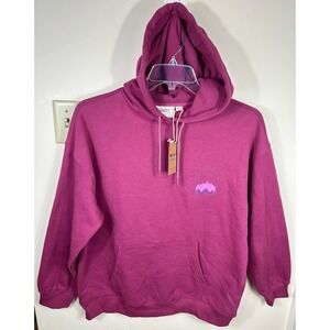 Mountain Warehouse Hoodie Womens 10 Berry Pink Mountain Scene Relaxed Outdoor
